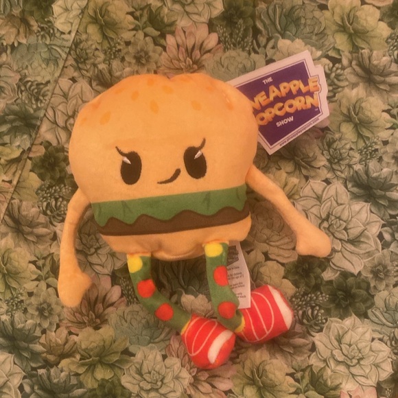 Pineapple, popcorn, show three beanie figurines - Picture 2 of 7